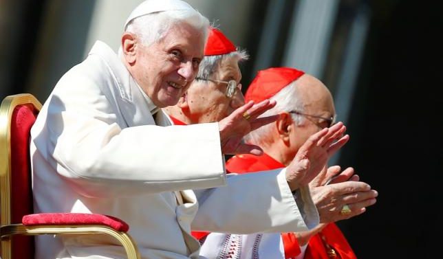 In memoirs, ex Pope Benedict says Vatican ‘gay lobby’ tried to wield power: report